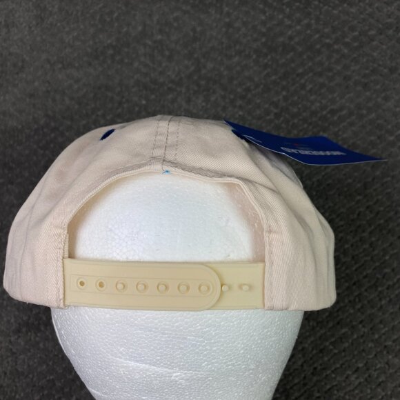 NWT Moosehead Light Beer Snapback Hat Cap Adjustable White Blue Lager Cotton - Picture 5 of 8